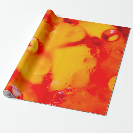 Papier Cadeau Abréviation rouge (Déroulé)