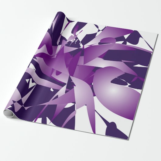Papier Cadeau Abréviation ultra violette (Déroulé)