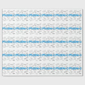 Papier Cadeau Abréviations de papier d'emballage cadeau de (Plat)