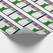 Papier Cadeau Abréviations sur papier d'enveloppement de cadeaux (Coin)