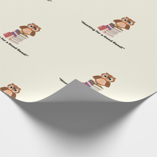 Papier Cadeau "Abri pour une bonne lecture !" Référencement (Coin)