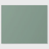 Papier Cadeau absinthe couleur unie atténuée. (Plat)