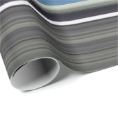 Papier Cadeau Abstract #1: Blue and grey (Coin rond)