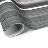Papier Cadeau Abstract #1: Grey (Coin rond)