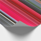 Papier Cadeau Abstract #1: Red and Grey (Coin)