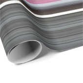 Papier Cadeau Abstract #1: Rose et grey (Coin rond)