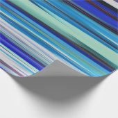 Papier Cadeau Abstract #2: Blue blur (Coin)