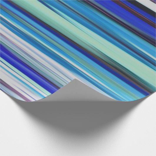 Papier Cadeau Abstract #2: Blue blur (Coin)