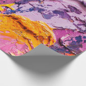 Papier Cadeau Abstract art background. Oil painting on canvas. M (Coin)