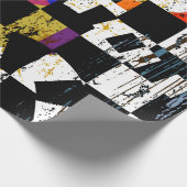 Papier Cadeau abstract background composition, with strokes, spl (Coin)
