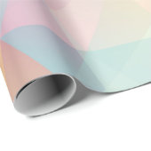 Papier Cadeau abstract background consisting of trianglesbackgro (Coin rond)