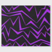 Papier Cadeau Abstract, bold, vibrant geometric zigzag pattern (Plat)