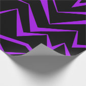 Papier Cadeau Abstract, bold, vibrant geometric zigzag pattern (Coin)