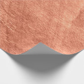 Papier Cadeau Abstract brushed copper surface metallic texture.  (Coin)