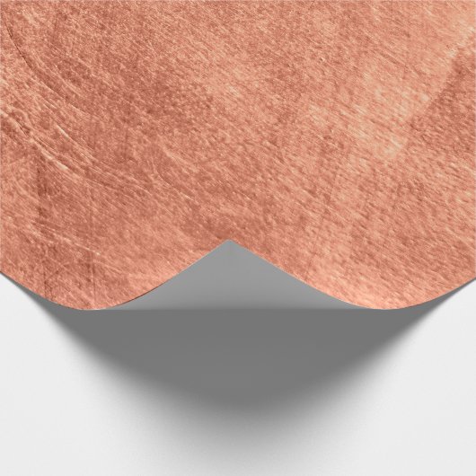 Papier Cadeau Abstract brushed copper surface metallic texture. (Coin)