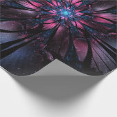 Papier Cadeau Abstract fractal flower design.  (Coin)