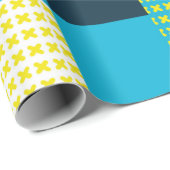 Papier Cadeau Abstract geometric background with squares,triangl (Coin rond)
