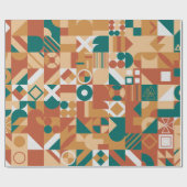 Papier Cadeau Abstract geometric pattern. Multicolor Figures. Te (Plat)