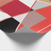 Papier Cadeau Abstract geometric pattern,  silk scarf shawl desi (Coin)