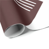 Papier Cadeau Abstract geometric pattern,  silk scarf shawl desi (Coin rond)