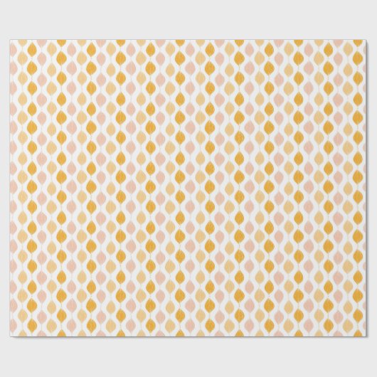 Papier Cadeau Abstract golden ogee pattern (Plat)