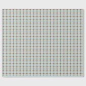 Papier Cadeau Abstract Houndstooth-Inspired Geometric Pattern (Plat)