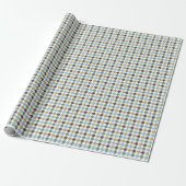 Papier Cadeau Abstract Houndstooth-Inspired Geometric Pattern (Déroulé)