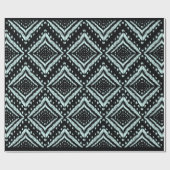 Papier Cadeau Abstract Line, Beautiful, Ikat seamless pattern, B (Plat)