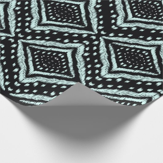 Papier Cadeau Abstract Line, Beautiful, Ikat seamless pattern, B (Coin)
