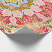 Papier Cadeau Abstract modern mosaic kaleidoscopic (Coin)