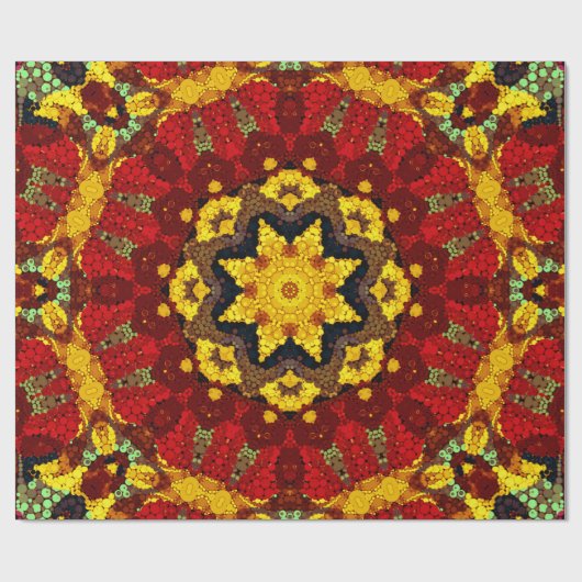 Papier Cadeau Abstract modern mosaic kaleidoscopic (Plat)