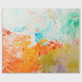 Papier Cadeau abstract oil paint texture on canvas, backgroundba (Plat)