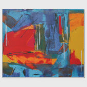 Papier Cadeau Abstract painting (Plat)