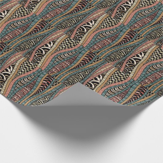 Papier Cadeau Abstract pattern (Coin)