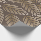 Papier Cadeau Abstract Pine Cones Of Copper And Platinum Pattern (Coin)