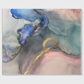 Papier Cadeau Abstract pink-blue background with beautiful smudg (Plat)