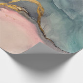 Papier Cadeau Abstract pink-blue background with beautiful smudg (Coin)