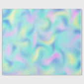 Papier Cadeau Abstract Pretty Pastel Swirls Pattern (Plat)