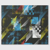 Papier Cadeau Abstract seamless pattern. Creative vintage backgr (Plat)