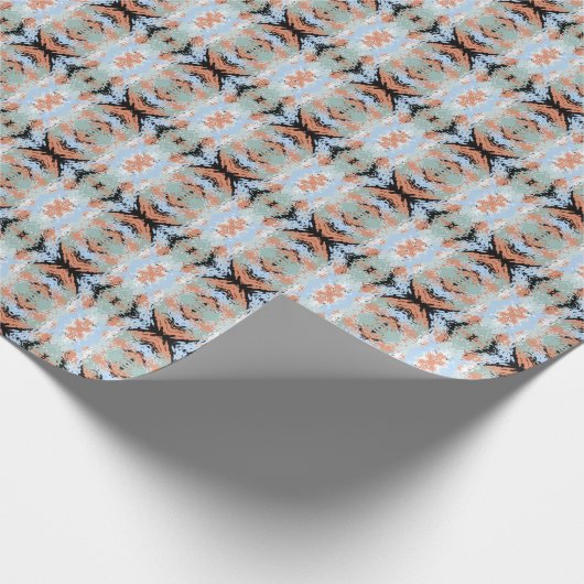 Papier Cadeau Abstract Split Ends Pattern And Soft Pastels (Coin)