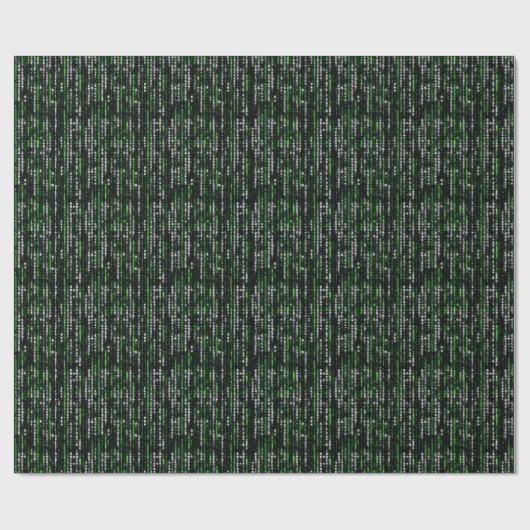 Papier Cadeau Abstract Tunnel Perspective with Two Figures (Plat)