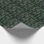 Papier Cadeau Abstract Tunnel Perspective with Two Figures (Coin)