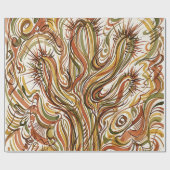 Papier Cadeau Abstrait (Plat)