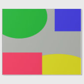 Papier Cadeau Abstrait (Plat)
