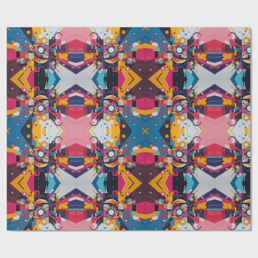 PAPIER CADEAU ABSTRAIT 10 (Plat)