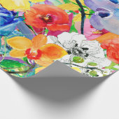 Papier Cadeau Abstrait aquarelle peint à la main arrière - plan  (Coin)