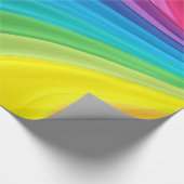 Papier cadeau Abstrait arc-en-ciel (Coin)