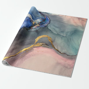 Papier Cadeau Abstrait arrière - plan rose-bleu avec belle trace
