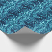 Papier Cadeau Abstrait bleu (Coin)