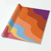 Papier Cadeau Abstrait coloré (Déroulé)